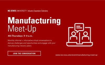 Manufacturing Meet-Up: Supplier Scouting and Manufactured in North Carolina Database