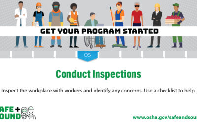 OSHA Safe + Sound Week: Conduct Inspections