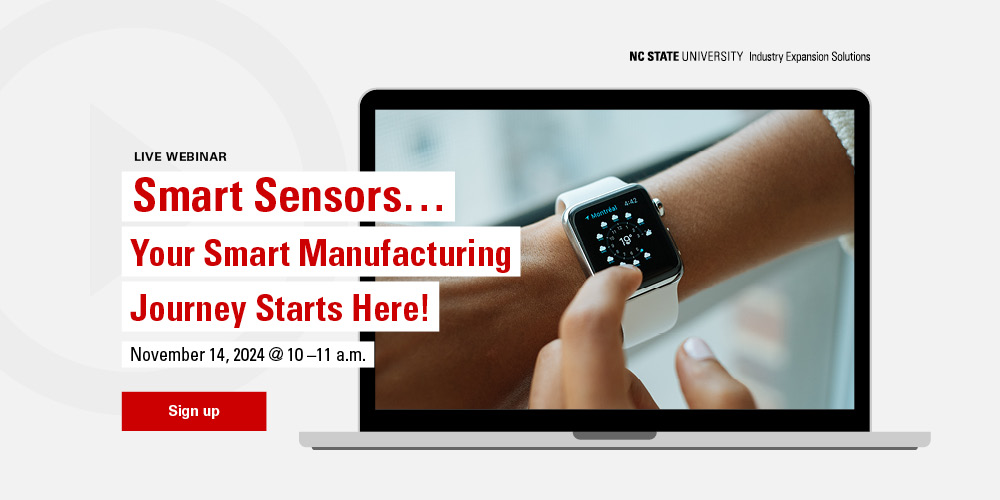 Smart Sensors…Your Smart Manufacturing Journey Starts Here!
